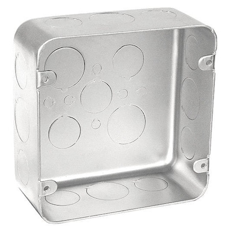 Southwire Electrical Box, 42 cu in, Plenum Box Type, Stainless Steel, Square Shape 72171-SVTSS